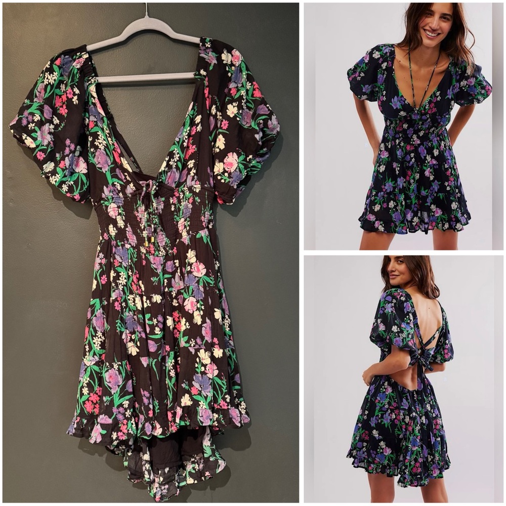 Free People Perfect Day Cotton Mini Dress